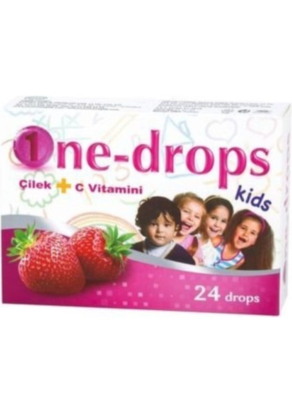 One-Drops Kids Çilek-C Vitamini 24
