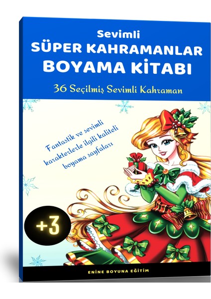 Sevimli Süper Kahramanlar Boyama Kitabı