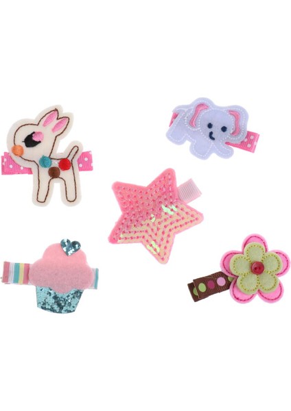 5 Adet Bebek Saç Aksesuarı Toka Seti - Renkli (Yurt Dışından) fiyatları