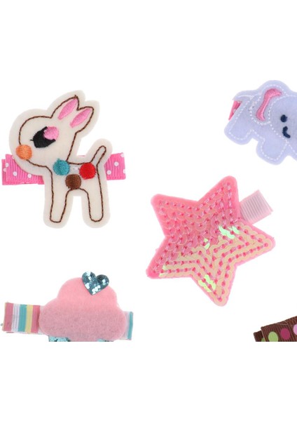 5 Adet Bebek Saç Aksesuarı Toka Seti - Renkli (Yurt Dışından) fırsatları