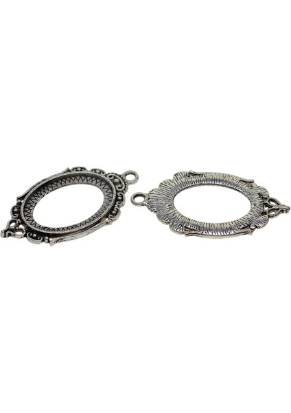 4x 20 Adet Oval Boş Kolye Tepsi Cabochons (Yurt Dışından) modelleri