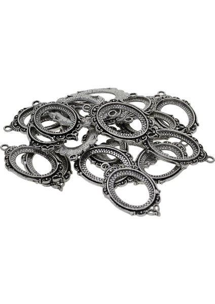 4x 20 Adet Oval Boş Kolye Tepsi Cabochons (Yurt Dışından) indirimleri
