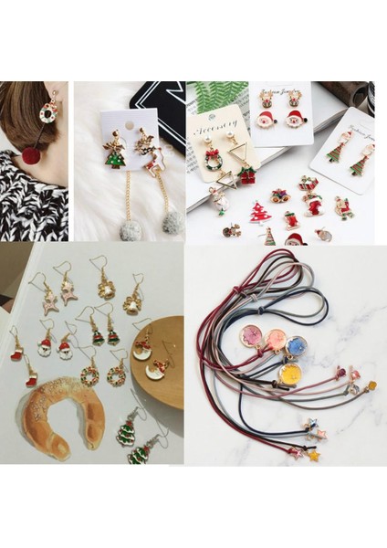 2x 10 Adet Çeşitli Emaye Charm Kolye Noel Ağacı Kardan Adam Garland Hediye (Yurt Dışından) modelleri