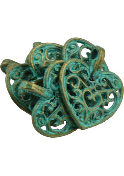 Kalpler Kolye Charms 3 Adet (Yurt Dışından)