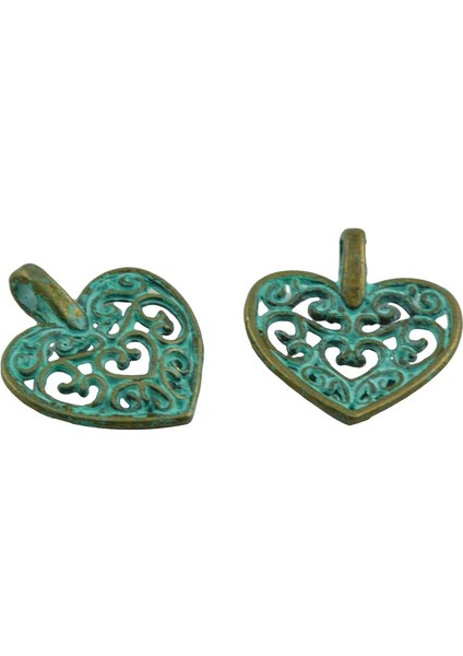 Kalpler Kolye Charms 3 Adet (Yurt Dışından)