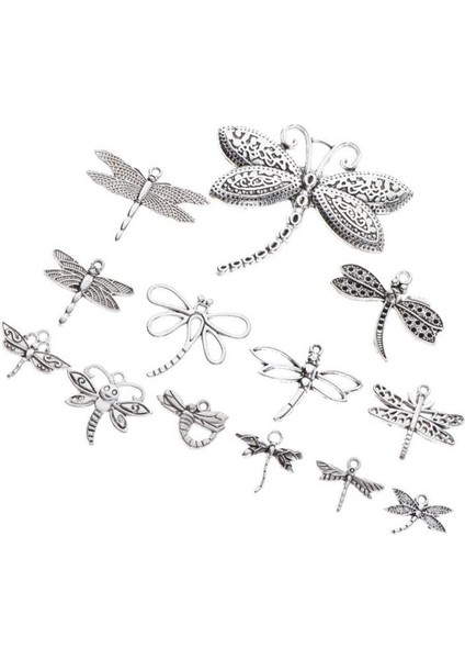 2x 13 Adet Gümüş Yusufçuk Charms Kolye Takı Yapımı Bulguları 15-65MM (Yurt Dışından) fiyatları