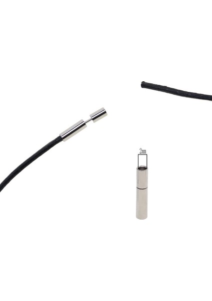 5x 10 Setleri 2mm Deri Kumihimo Tutkal Süngü Push Silindir Toka Dıy Bilezik (Yurt Dışından) modelleri