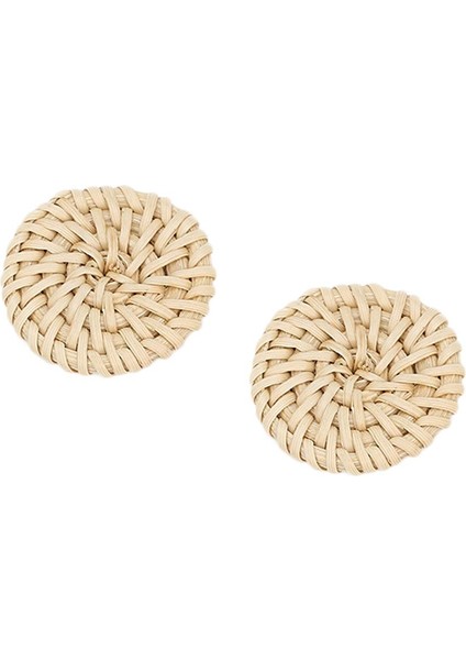 2x 3 Çeşitli Şekiller (Üçgen, Yuvarlak, Su Damlası) Rattan Küpe Dıy Takı Bulguları, Rustik Stil Aksesuarları (Yurt Dışından) fırsatları
