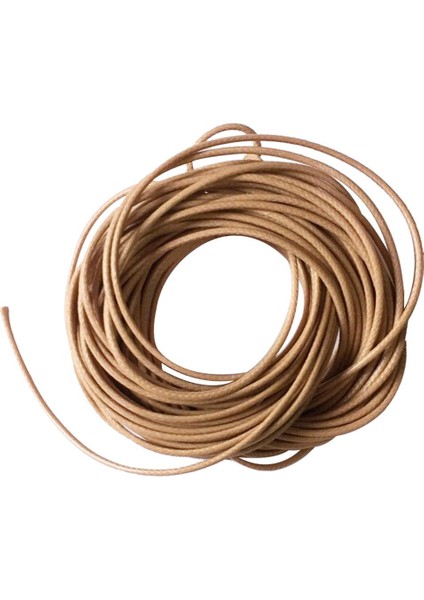 5x 10 M Mumlu Naylon Konu Pamuk Kordon Kordon Fit Dokuma Takı 1.5mm (Yurt Dışından)