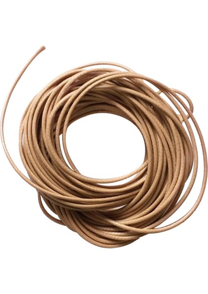 5x 10 M Mumlu Naylon Konu Pamuk Kordon Kordon Fit Dokuma Takı 1.5mm (Yurt Dışından)