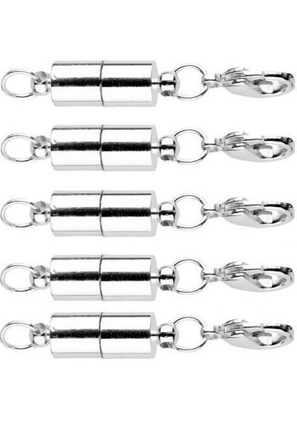 4x 5 Adet Kolye, Bilezikler, Halhal Için Manyetik Toka Dönüştürücü Bağlayıcı (Yurt Dışından)