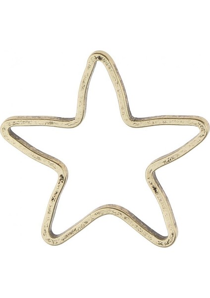 2x 20 Parça Alaşım Yıldız Şekli Bulgular Takı Yapımı Craft Bronz Için Takılar (Yurt Dışından)