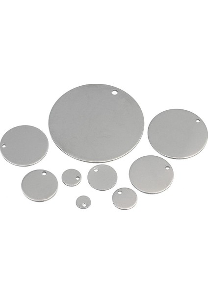 4x 20 Adet Metal Düz Yuvarlak Daire Boş Sikke Damgalama Charms Etiketler Kolye (Yurt Dışından) fırsatları