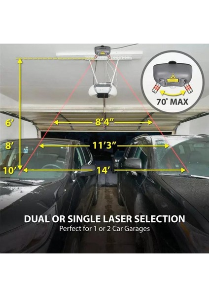 Yeşil Lazer Pointer Garaj Lazer Park Yardımcıları (Yurt Dışından)