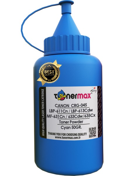 Canon CRG-045 Toner Tozu Mavi/ LBP-611CN / LBP-613CDW / MF-631CN / MF-633CDW / MF-635CX