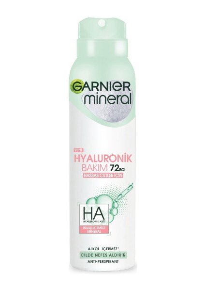 Mineral Hyaluronik Bakım Sprey Deodorant fiyatları
