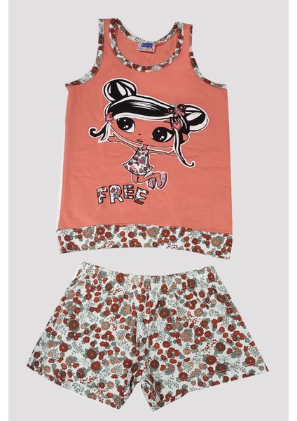 Kız Çocuk Şortlu Takım 6525