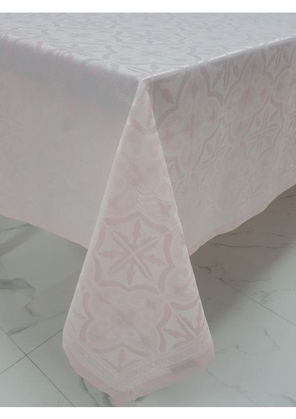 Sare Lüx Jakar Kumaş Pudra Masa Örtüsü Dikdörtgen 160x320 cm - 1111