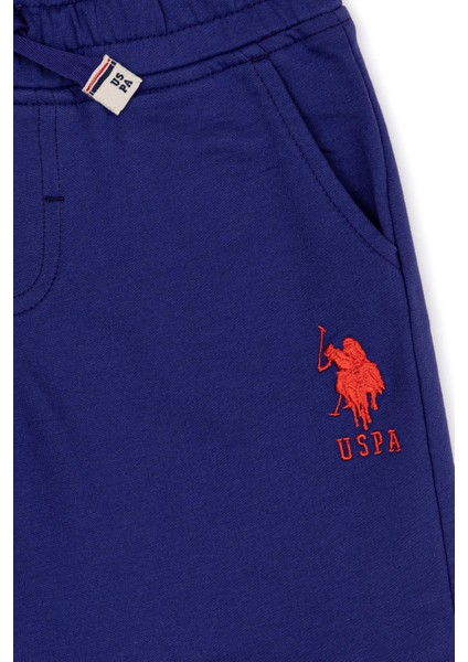 U.S. Polo Assn. Erkek Çocuk Mavi Örme Şort 50246129-VR212