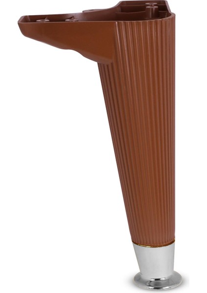 Mobilya Kanepe Koltuk Sehpa Ünite Ayağı 22 cm Baza Ayak (Kahve-Krom) fiyatları