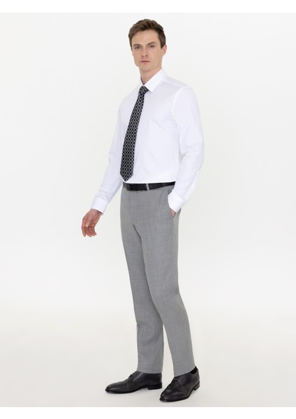 Gri Slim Fit Pantolon 50250814-VR024