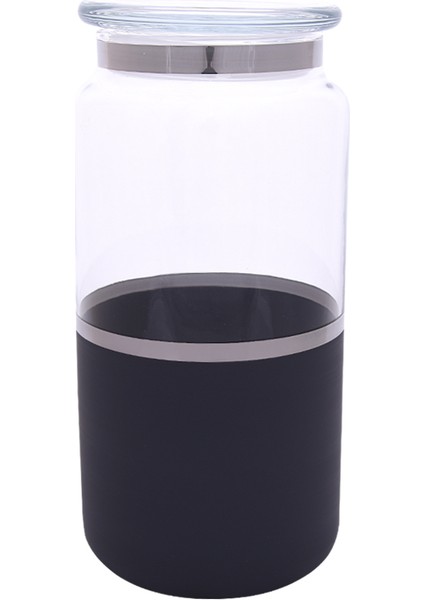 Kavanoz 20 x 10 cm Vision Black Platin M06304-AB