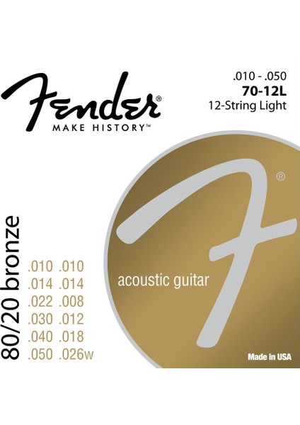 0730070423 Akustık Gıtar Telı 70-12L
