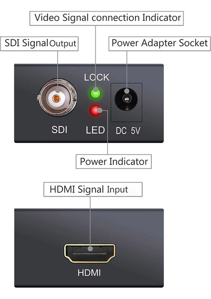 hdmı to bnc sdı audio çevirici converter adaptör