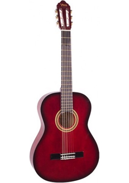 VC103TRDS Klasik Gitar Sap Çelikli 3/4 Kırmızı Sunburst