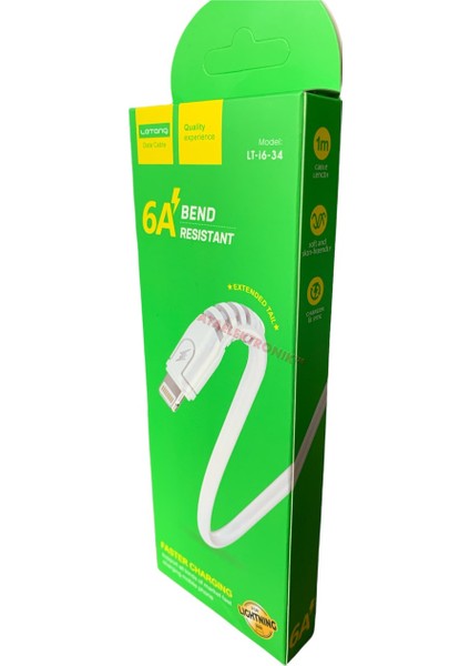 6A Fast Chargıng Hızlı Şarz 6 Amper IPHONE iPhone Uyumlu 5 6 7 8 Xs Xr x Plus Ipod IPAD USB Data ve Şarj Kablosu fırsatları