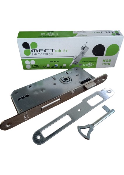 Mert Kilit Rulmanlı Oda Kilidi Oval 40MM - 45 mm 151R