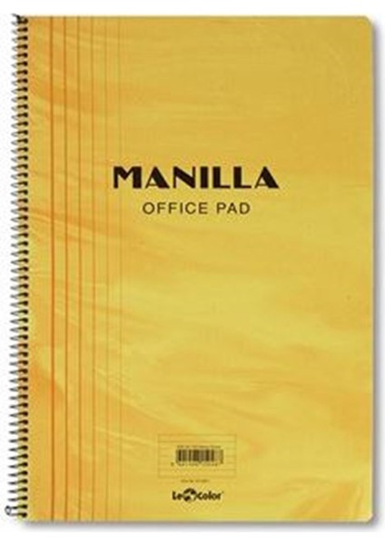Manilla Ofis Defter A4 Çizgili Sarı