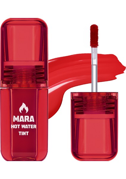 Uzun Süre Kalıcı ve Mat Su Bazlı Likit Tint LV03 Burning Mara (Kırmızı) - 4.5 gr