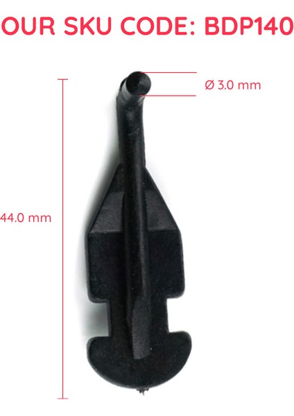 BDP140 Fiat Doblo 2000-2010 için Çift Kapı Arka Bagaj Dış Açma Kolu Parçası 735402299