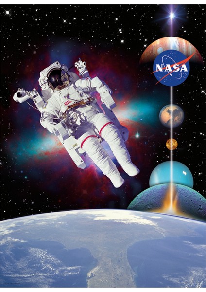 Floating Astronaut 500 Parça Puzzle 35106 (Clementoni)