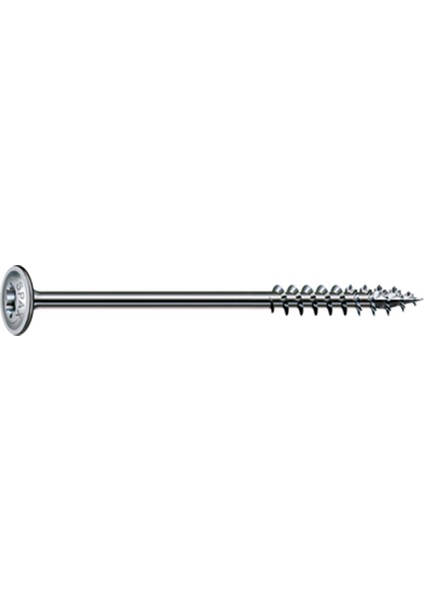 Ahşap Konstrüksiyon Vidasıhı.force 6 x 140 mm 100'lü Yarım Dişli Pul Başlı