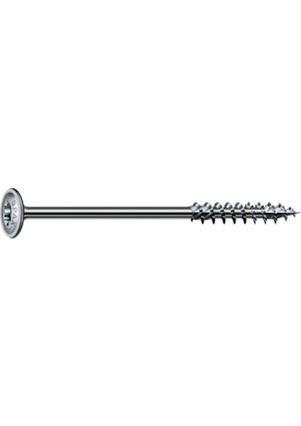 Ahşap Konstrüksiyon Vidasıhı.force 6 x 180 mm 100'lü Yarım Dişli Pul Başlı fiyatları