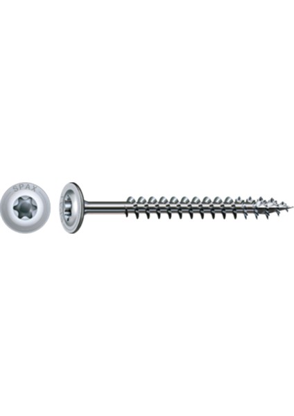 Ahşap Konstrüksiyon Vidasıhı.force 8 x 120 mm 50'li Tam Dişli Pul Başlı