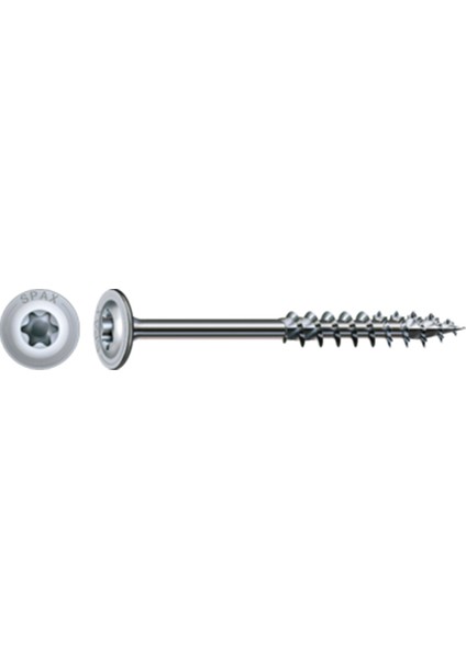 Ahşap Konstrüksiyon Vidasıhı.force 8 x 300 mm 50'li Yarım Dişli Pul Başlı