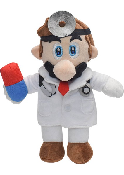 Süper Mario Dr. Mario Doktor Peluş Çocuk Oyuncakları (Yurt Dışından)