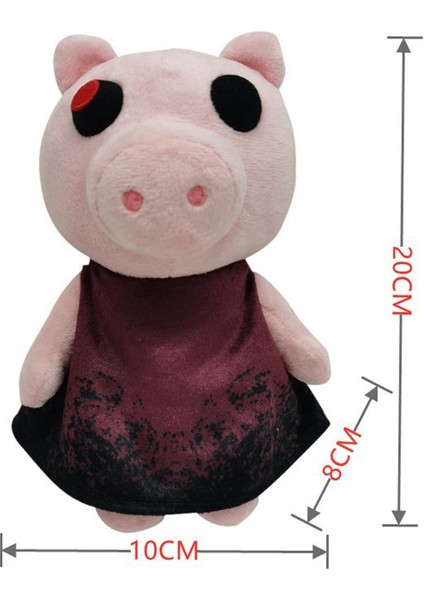 3 Adet Robloxed Dünya Macera Piggy Palyaço Peluş Oyuncaklar (Yurt Dışından) modelleri