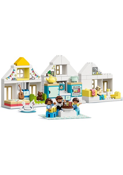 DUPLO 10929 Kasaba Modüler Oyun Evi Yapım Seti - Okul Öncesi Çocuk için Öğretici Oyuncak