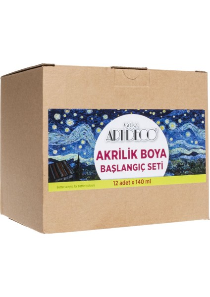 Akrilik Boya 140 ml 12'li