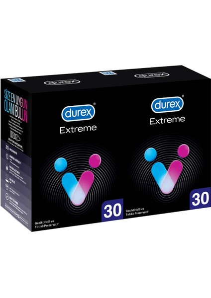 Extreme Prezervatif 30 Lu x 2 Adet (60 Adet)