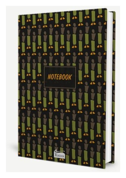 Bez Ciltli Çizgili Defter 5