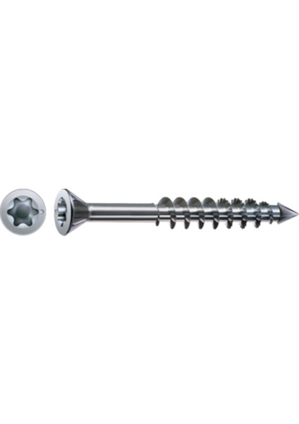 - mmdf Vidası 4 x 60 mm 100'lü Yarım Dişli Havşa Başlıı
