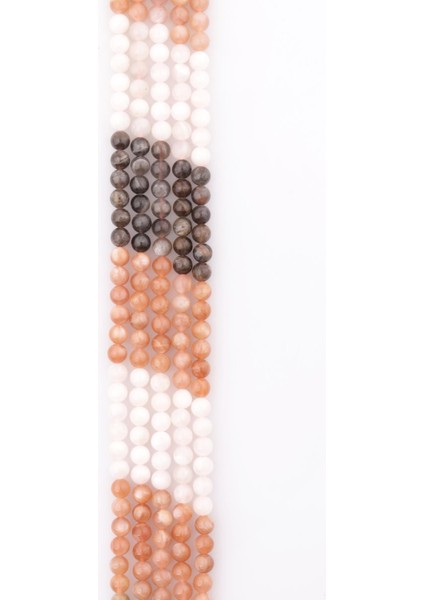 Multi Ay Taşı Doğal Taş Dizi 6 mm Küre Kesim