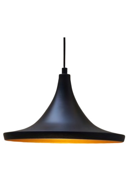 modern,rustik,vintage mutfak,oda,cafe,oteller için siyah 1xe27 metal sarkıt avize çap:36cm