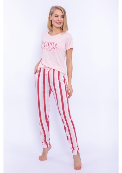 8275 Summer Toz Somon Kadın Slim Fit Homewear fiyatları
