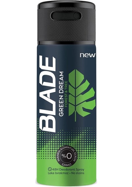 BLADE DEO GREEN DREAM 150 ml.